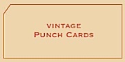 Vintage Punch Cards for Sale