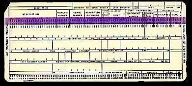 Fancy Punch Card